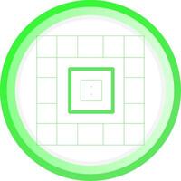 ligne vert cercle pente conception vecteur