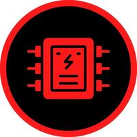 conception d'icône créative de panneau électrique vecteur