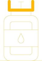 gaz cylindre Créatif icône conception vecteur