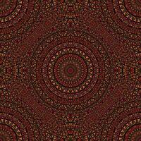 Oriental marron polygone mandala mosaïque modèle Contexte - bohémien abstrait kaléidoscope géométrique vecteur art graphique conception