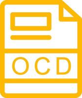 ocd Créatif icône conception vecteur