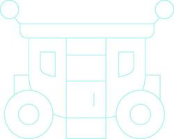 conception d'icône créative de chariot vecteur