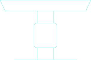 conception d'icône créative de table vecteur