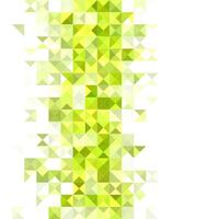 citron vert abstrait Triangle mosaïque vecteur Contexte conception