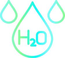 H2O Créatif icône conception vecteur