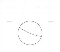 conception d'icône créative de blanchisserie vecteur