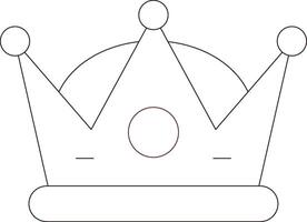 conception d'icône créative couronne vecteur