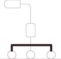 conception d'icône créative de canne vecteur