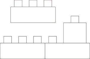 blocs Créatif icône conception vecteur