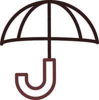 conception d'icône créative parapluie vecteur