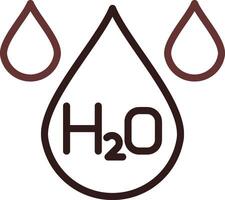 H2O Créatif icône conception vecteur