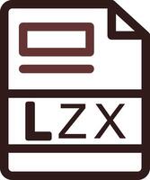lzx Créatif icône conception vecteur