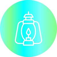 conception d'icône créative lanterne vecteur