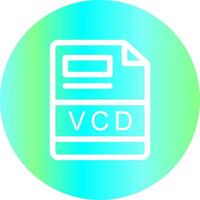 VCD Créatif icône conception vecteur