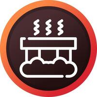 conception d'icône créative de fumée vecteur