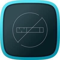 conception d'icône créative non fumeur vecteur