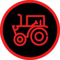 conception d'icône créative de tracteur vecteur