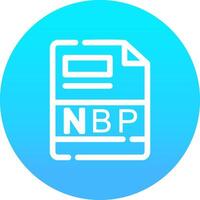 nbp Créatif icône conception vecteur