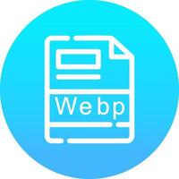 webp Créatif icône conception vecteur