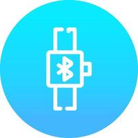 conception d'icône créative bluetooth vecteur