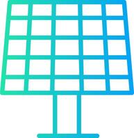 conception d'icône créative de panneau solaire vecteur