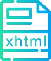 xhtml Créatif icône conception vecteur