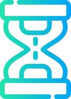 conception d'icône créative sablier vecteur