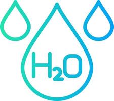 H2O Créatif icône conception vecteur