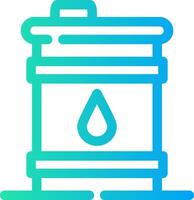 conception d'icône créative de baril de pétrole vecteur
