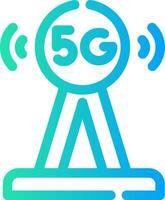 conception d'icône créative d'antenne vecteur