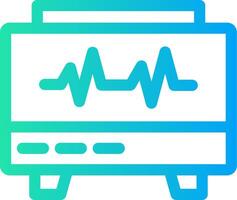 conception d'icône créative moniteur ekg vecteur