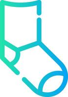 conception d'icône créative chaussette vecteur