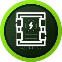 conception d'icône créative de panneau électrique vecteur