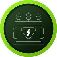 conception d'icône créative de transformateur de puissance vecteur