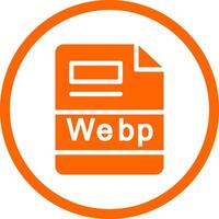 webp Créatif icône conception vecteur