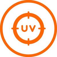 conception d'icône créative uv vecteur