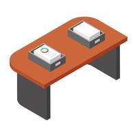 concepts de fichiers commerciaux vecteur