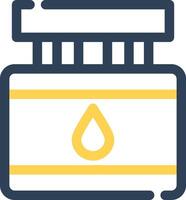 conception d'icône créative de bouteille d'encre vecteur