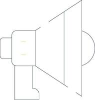 conception d'icône créative mégaphone vecteur