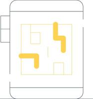 conception d'icône créative de code qr vecteur