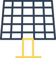 conception d'icône créative de panneau solaire vecteur