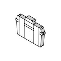 boîte à outils outil réparation isométrique icône vecteur illustration