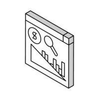 roi augmenter isométrique icône vecteur illustration