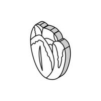 tulipe fleur printemps isométrique icône vecteur illustration