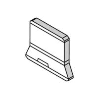 portable jeu isométrique icône vecteur illustration