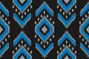 motif ethnique ikat traditionnel. modèle sans couture en tribal. vecteur