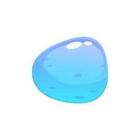Jeu l'eau bouton ui. aqua bleu bouton trousse élément. vecteur dessin animé illustration. Jeu ui pour app et menu.