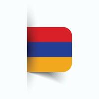 Arménie nationale drapeau, Arménie nationale jour, eps10. Arménie drapeau vecteur icône