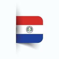 paraguay nationale drapeau, paraguay nationale jour, eps10. paraguay drapeau vecteur icône