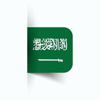 saoudien Saoudite nationale drapeau, saoudien Saoudite nationale jour, eps10. saoudien Saoudite drapeau vecteur icône